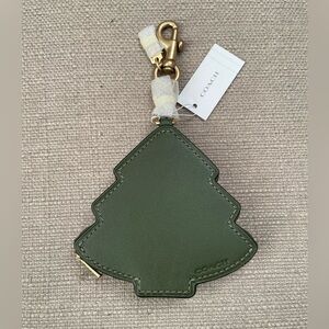 Coach Tree Coin Purse in colour Brass/Dark Cypress new